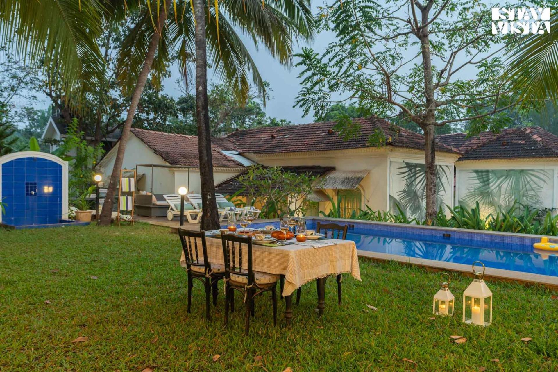 Stayvista At Amalia By Tellado With Pool, Wifi Assagao ภายนอก รูปภาพ